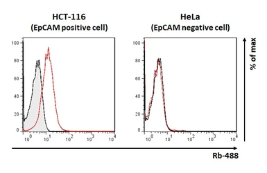 Anti-EpCAM antibody [HL1339] used in Flow cytometry (FCM). GTX636759